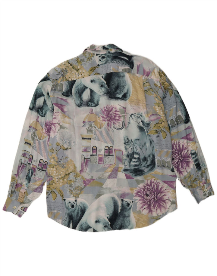 Camasă pentru bărbați de epocă Medium Multicolor Patchwork
