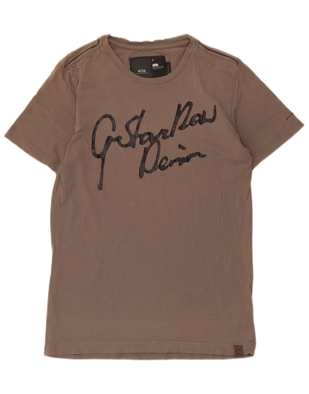 Tricou grafic G-Star pentru bărbați Top mic maro bumbac