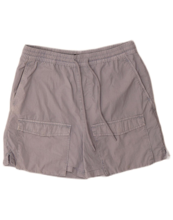 Pantaloni scurți cargo pentru bărbați Zara Medium W31 Gri Bumbac