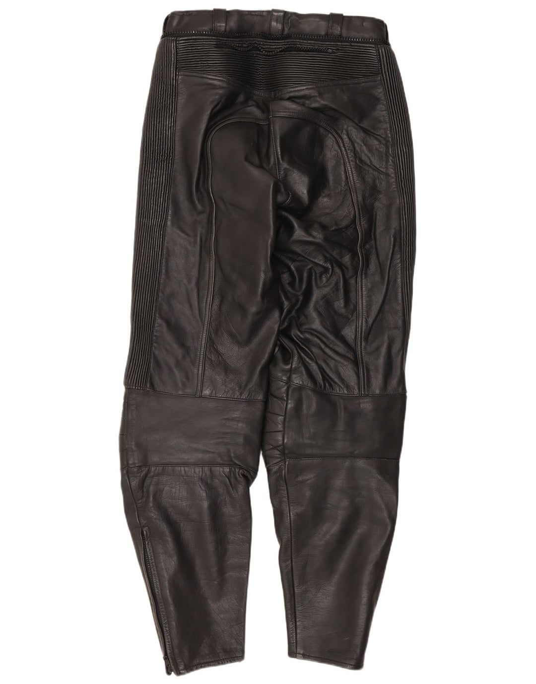 Pantaloni POLO Femei Moto Racer din piele EU 38 Medium W28 L29 Piele neagră