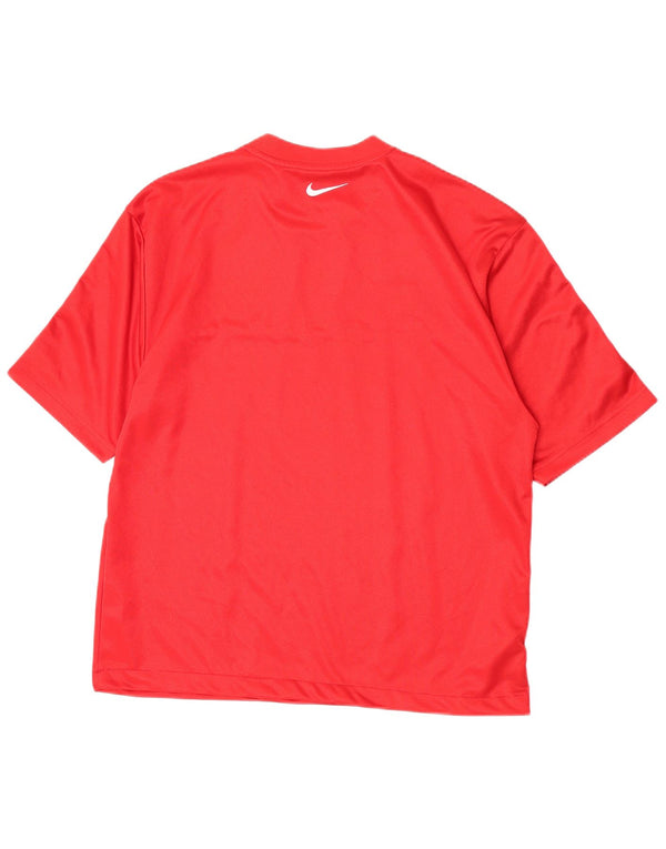 Tricou pentru bărbați Nike Top UK 45/47 XL Poliester color bloc roșu