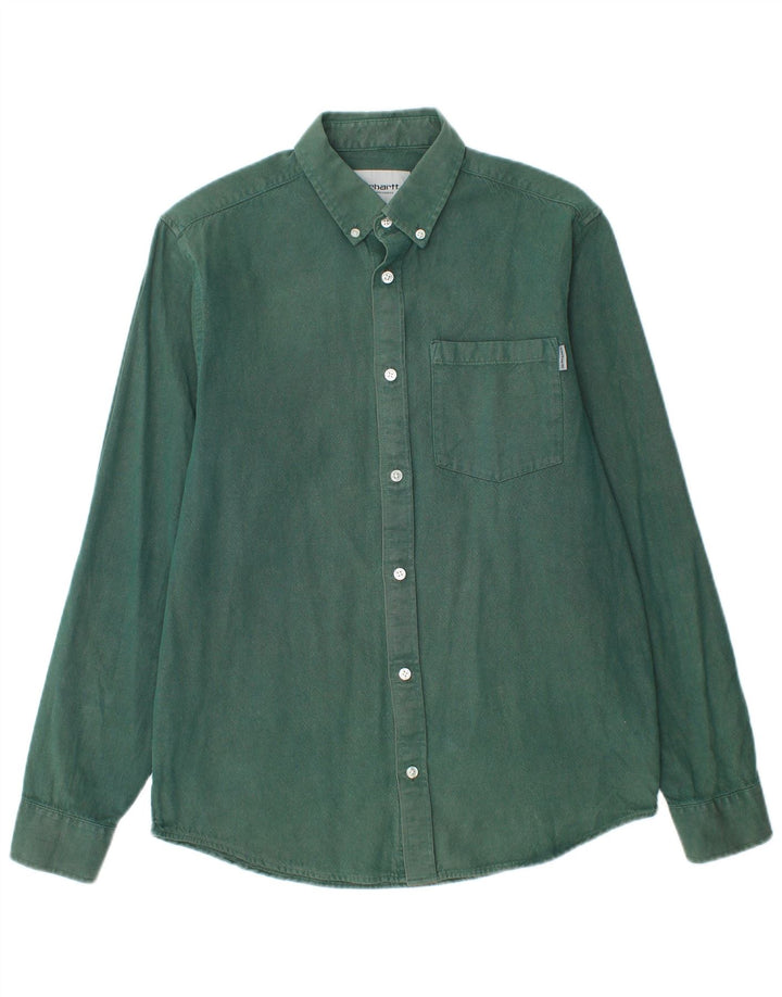 Cămașă pentru bărbați Carhartt Mic Verde Bumbac