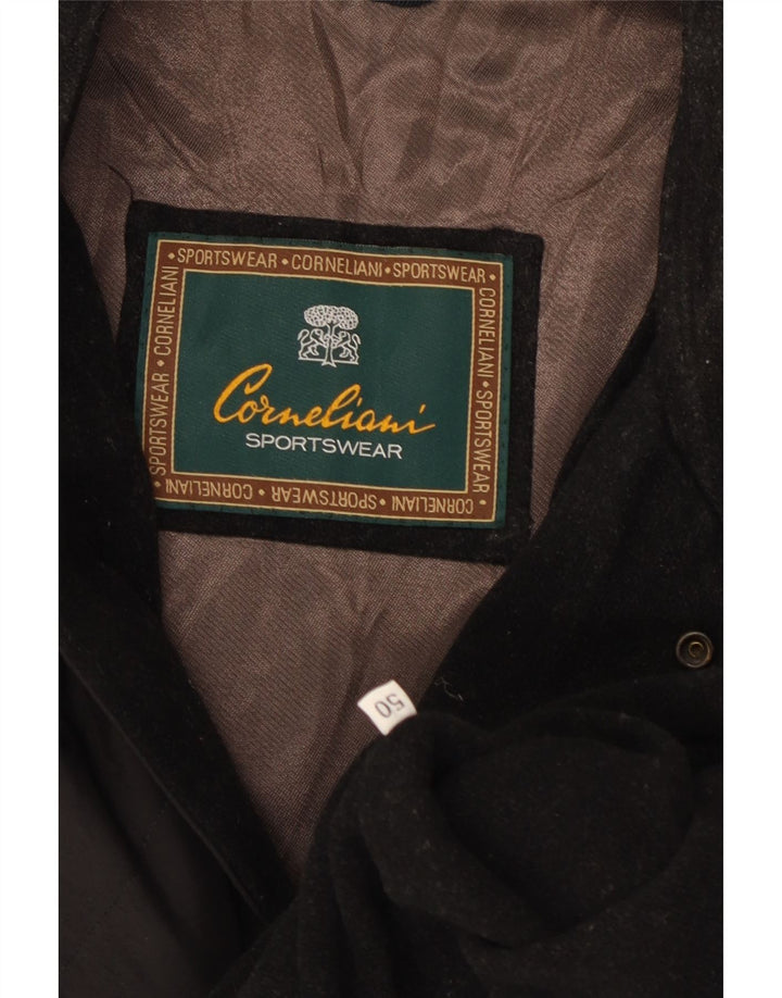 Jachetă matlasată pentru bărbați Corneliani IT 50 Large Black Classic