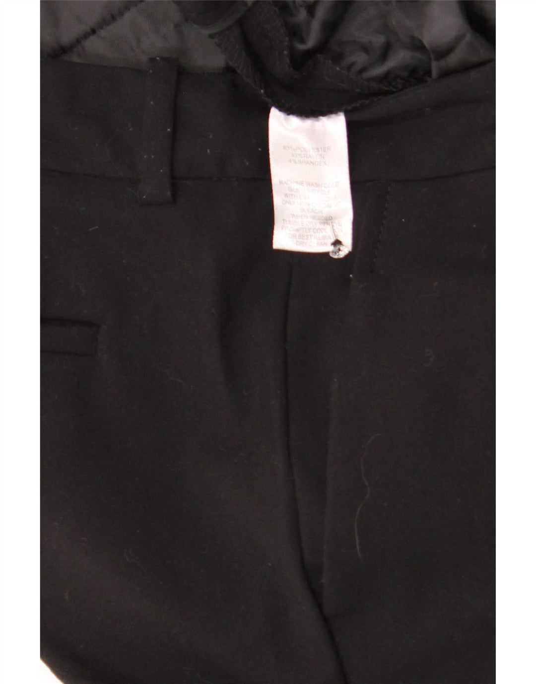 Pantaloni de costum pentru femei Calvin Klein Bootcut W32 L30 Poliester negru
