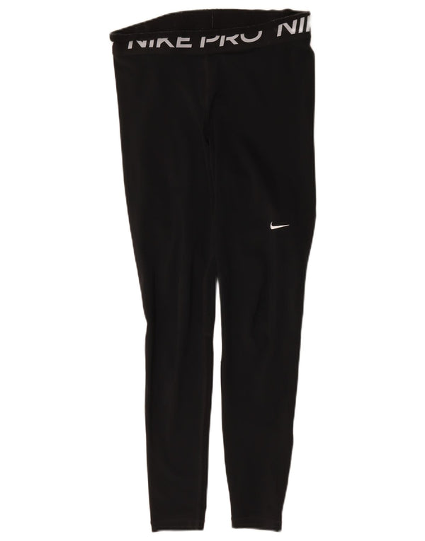 Leggings cu grafic Dri Fit Fila pentru femei UK 12 Poliester mediu negru