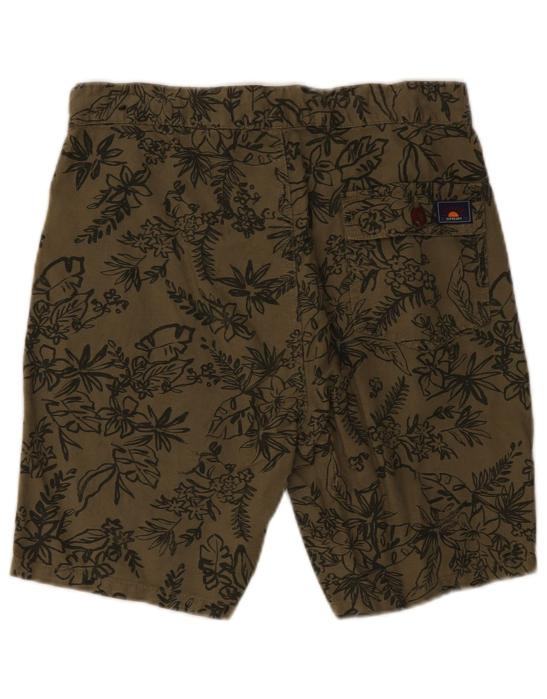Pantaloni scurți chino pentru bărbați Superdry W30 Medium Khaki Floral