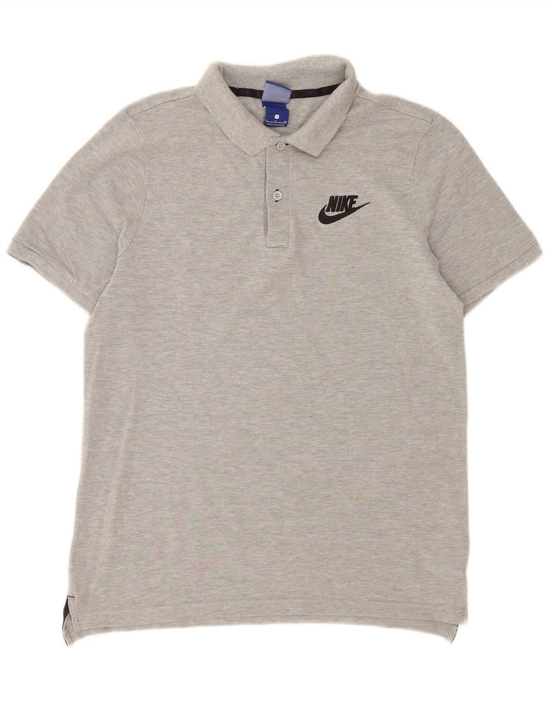 Tricou polo Nike pentru bărbați, bumbac gri mic