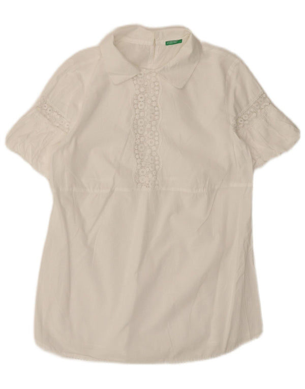 Bluză pentru femei BENETTON UK 12 Medium White