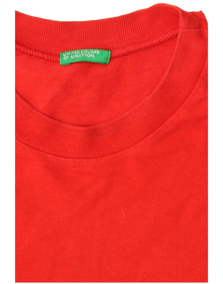 Tricou grafic pentru bărbați BENETTON Top Medium Red