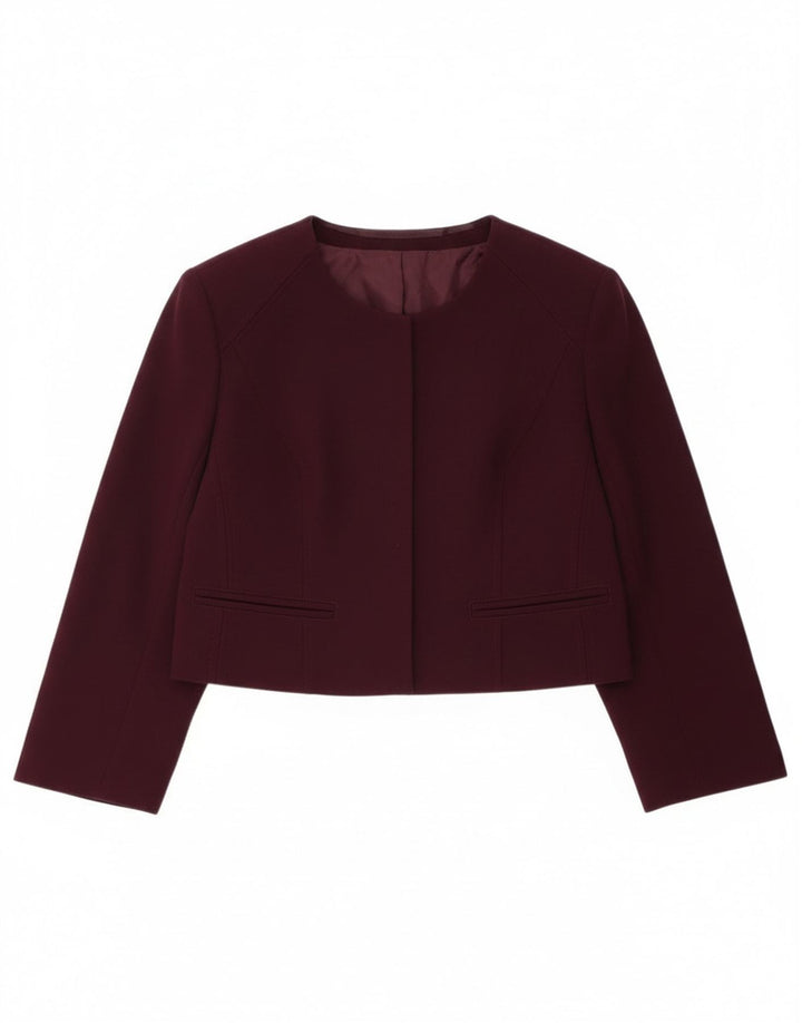 Jachetă Bolero pentru femei Phase Eight UK 18 XL Bordeaux Poliester