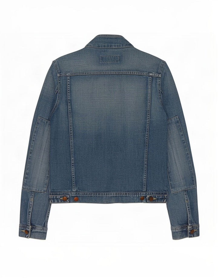 Fcuk Jachetă de blugi pentru femei UK 10 Small Blue Bumbac