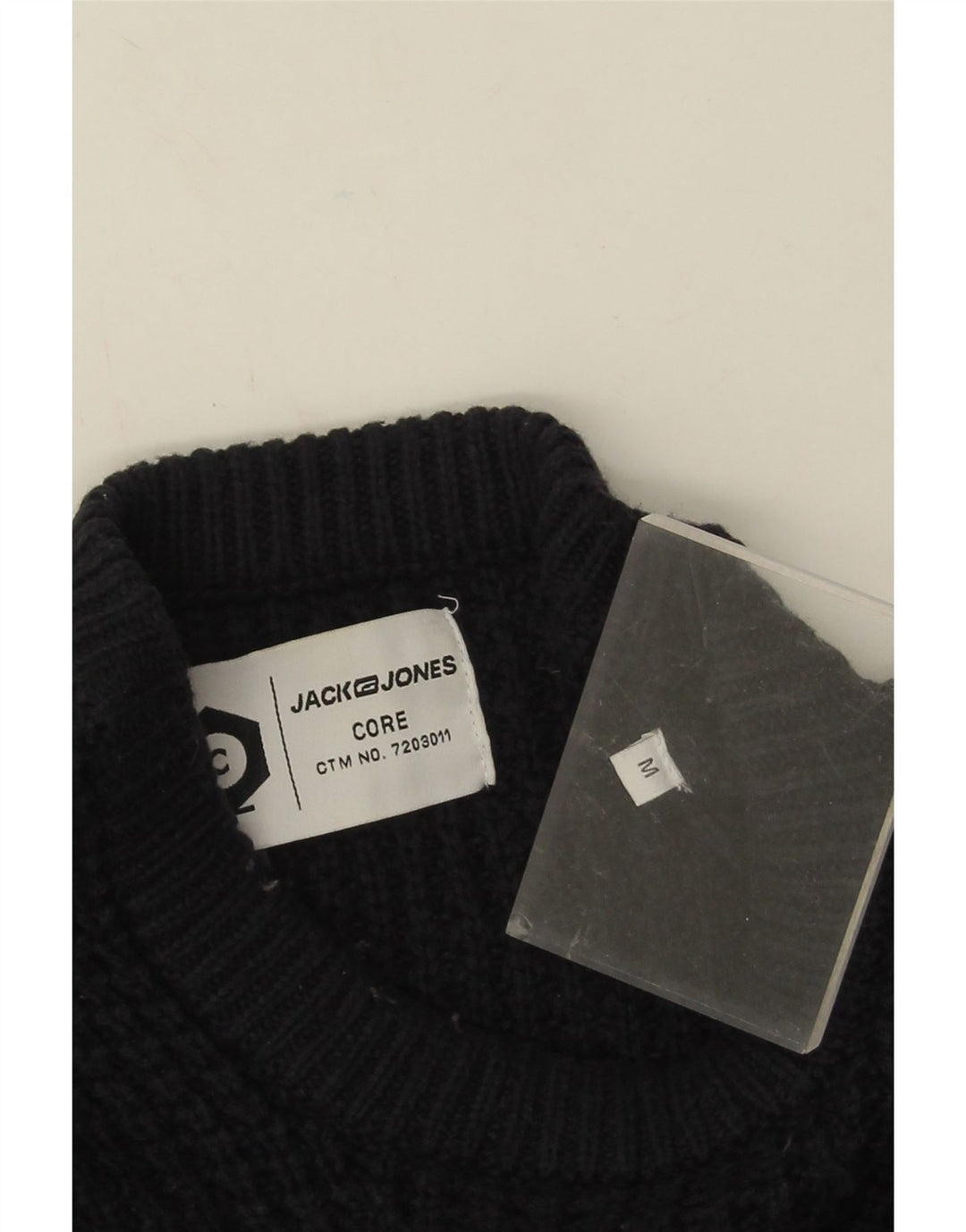 Pulover Jack & Jones pentru bărbați Core Crew Deck, bumbac mediu albastru bleumarin