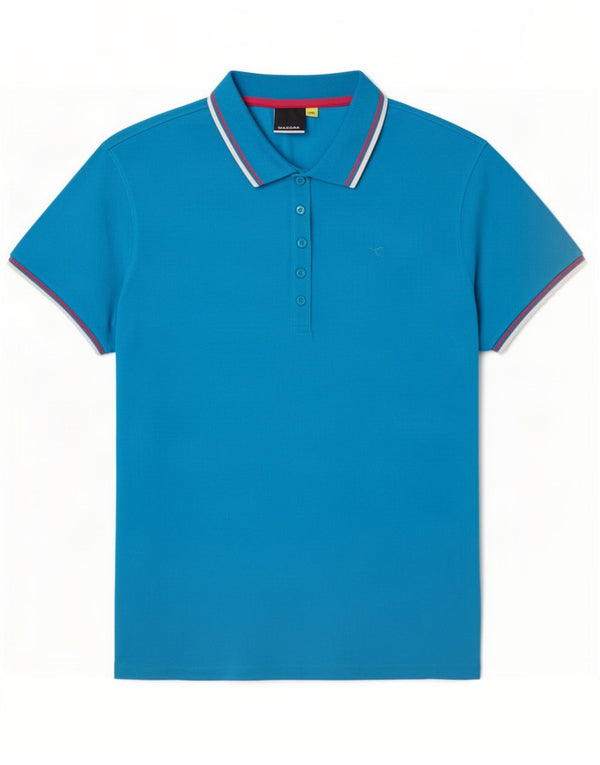 Tricou polo Diadora pentru femei UK 20 2XL Bumbac albastru