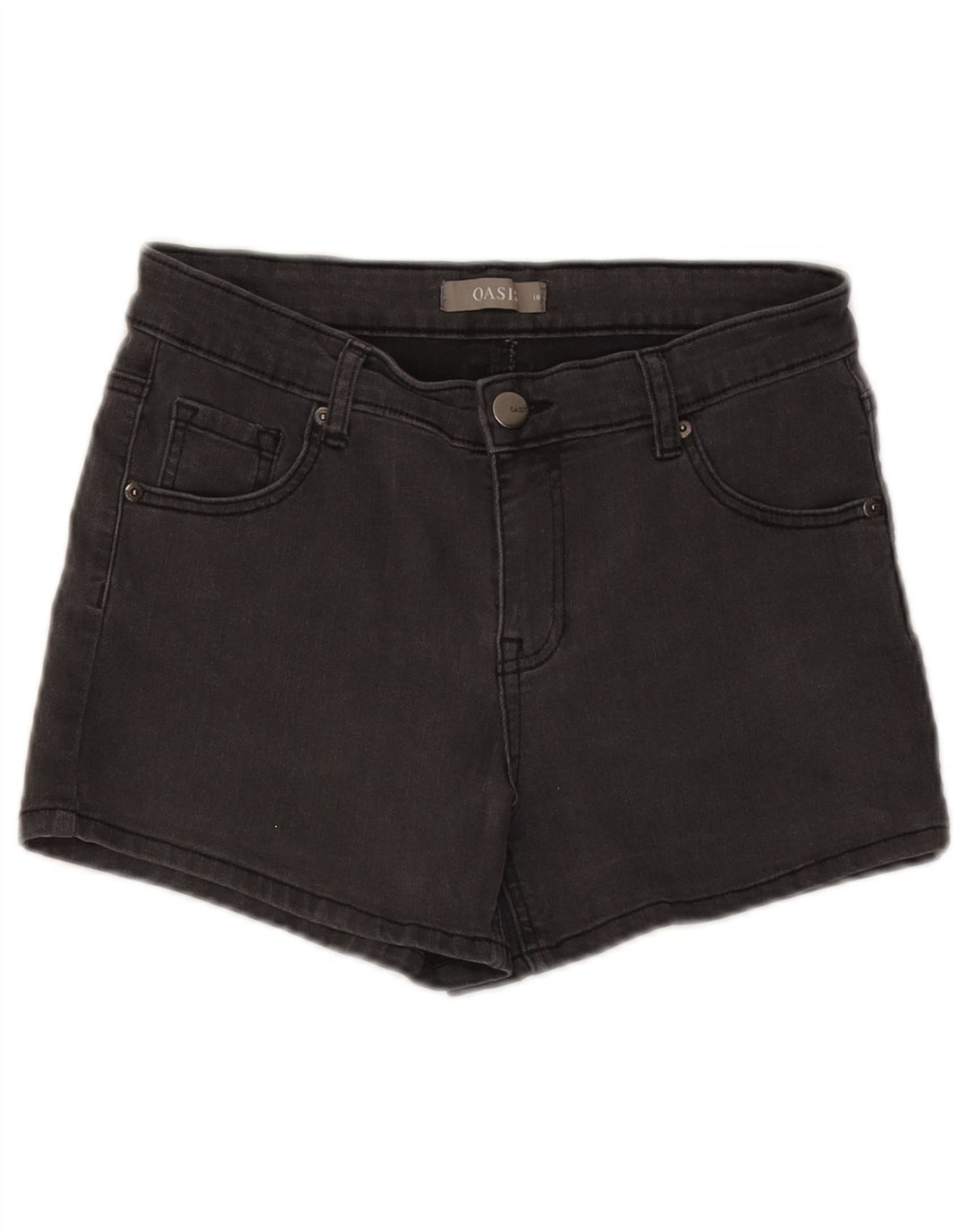 Pantaloni scurți din blugi pentru femei Oasis UK 10 Small W28 Bumbac gri