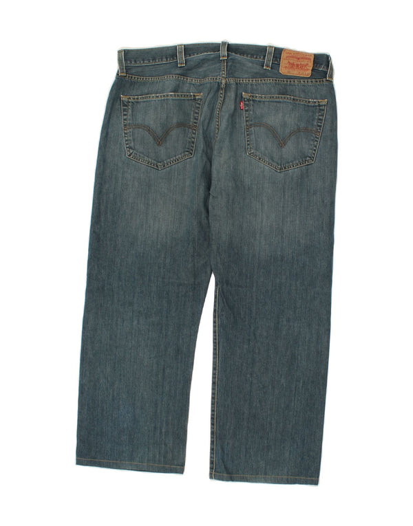 LEVI'S Mens 501 Straight Jeans W38 L26 Blue Cotton