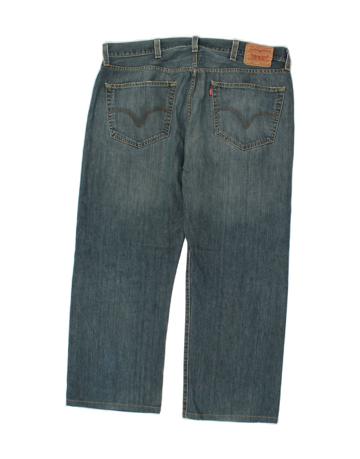 Blugi drepti pentru bărbați LEVI'S 501 W38 L26 Bumbac albastru