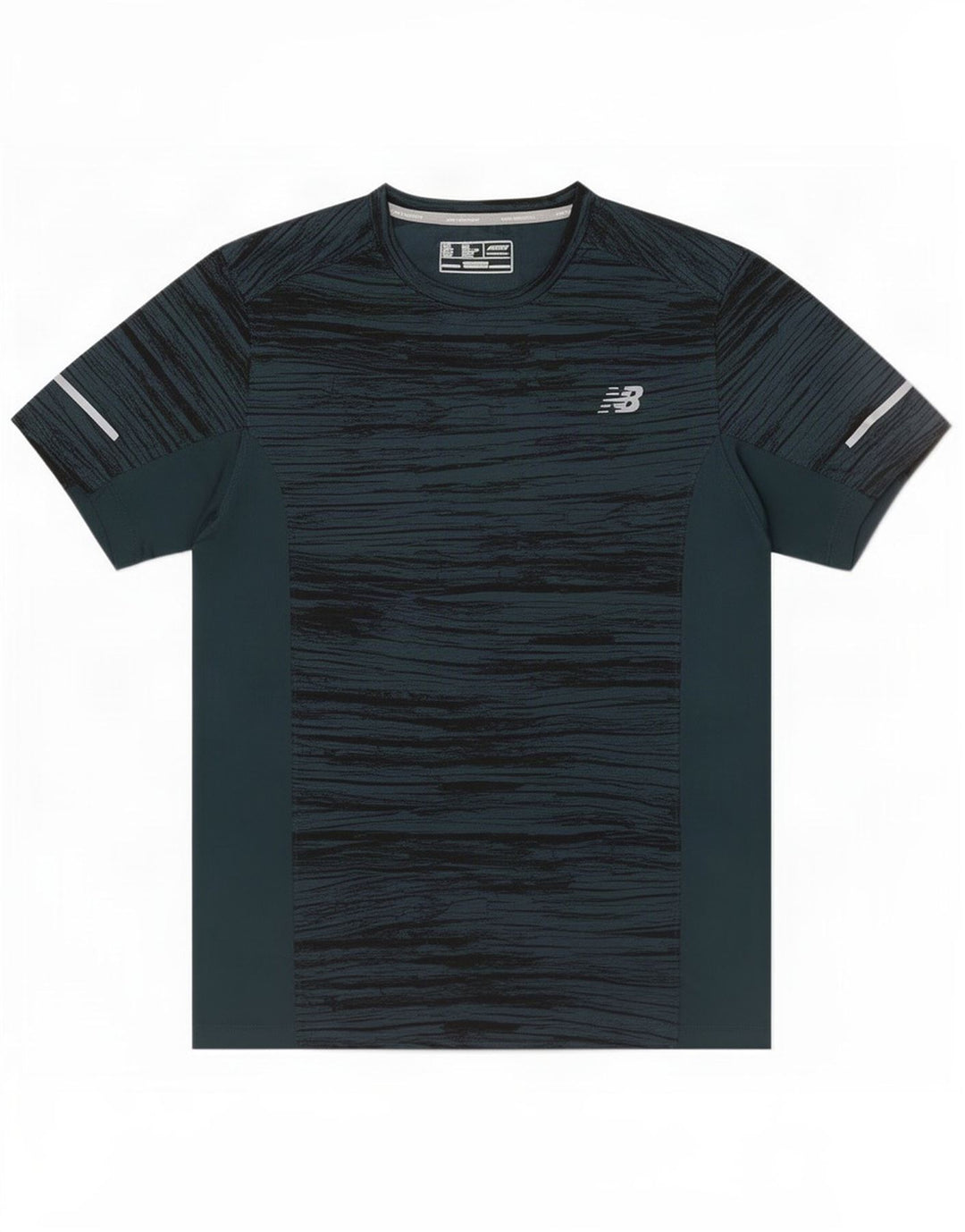 T-shirt pentru bărbați New Balance Top Medium Green Flecked Polyester