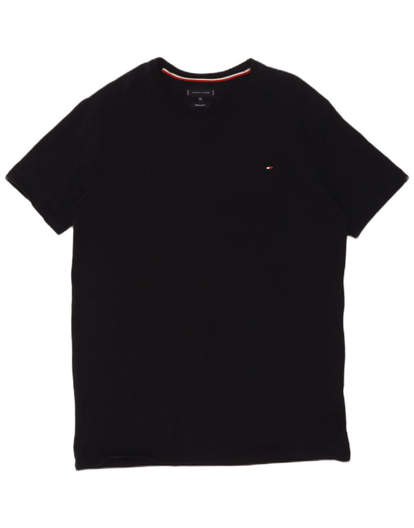 Tricou Tommy Hilfiger pentru bărbați, cu croiala normală, 2XL, bumbac bleumarin