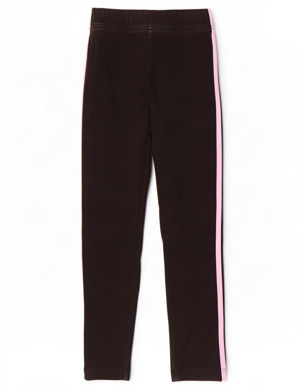 Leggings pentru fete Adidas 9-10 ani bumbac negru