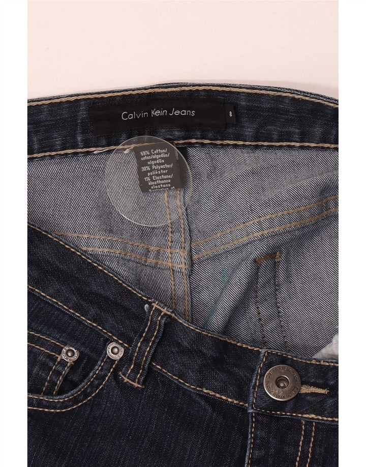 Calvin Klein blugi evazați pentru femei US 8 Medium W30 L31 bleumarin bumbac