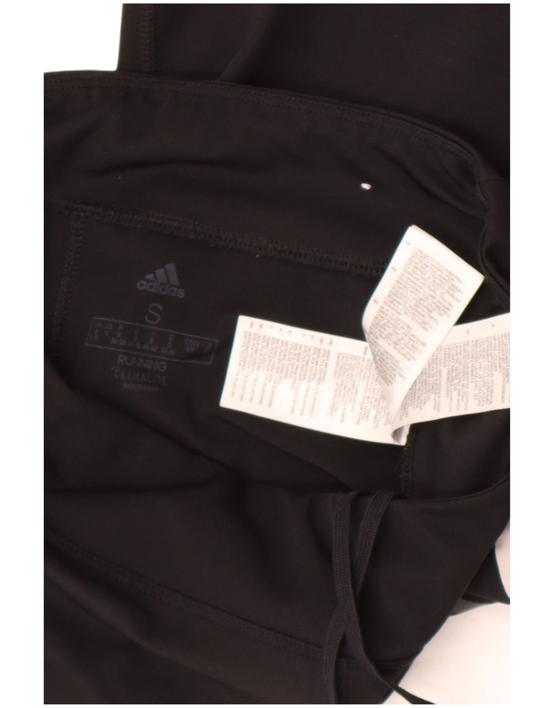 Adidas Climalite Crop Leggings pentru femei UK 8/10 Poliester negru mic