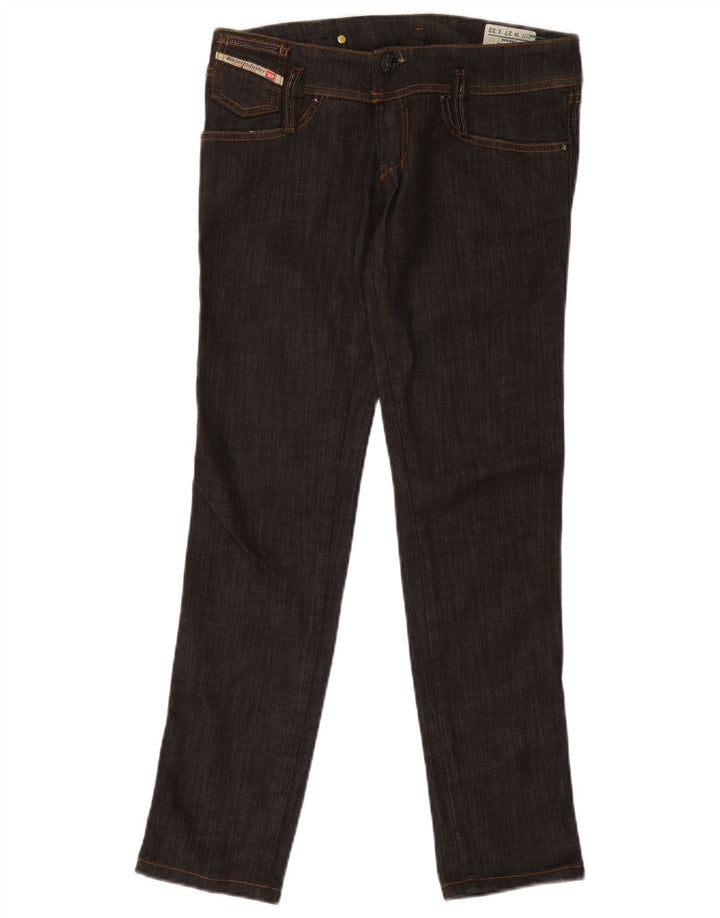 Blugi Diesel Matic Slim pentru femei W27 L29 bumbac negru