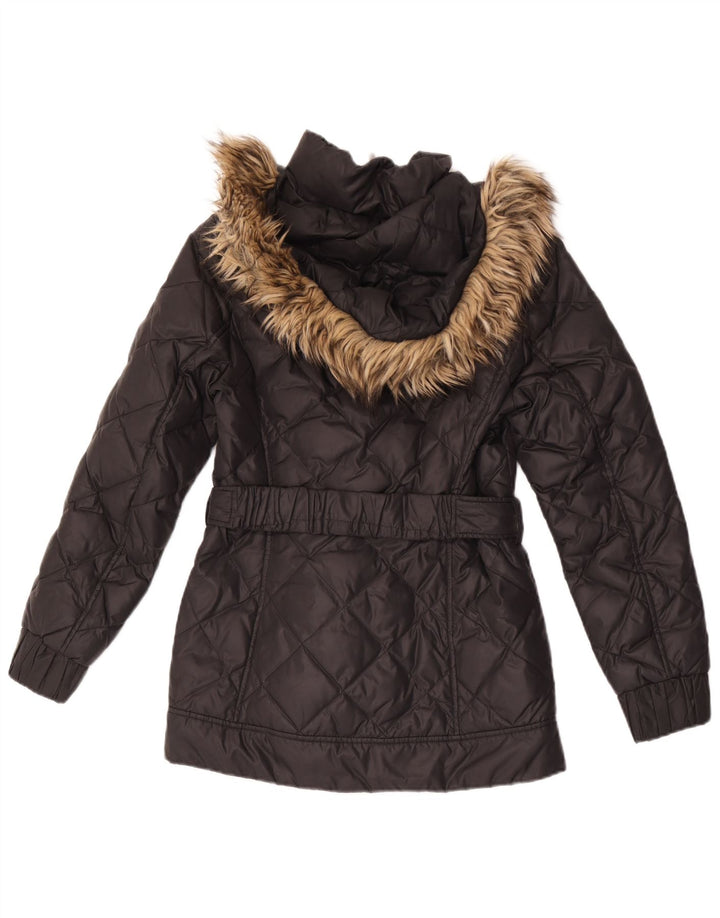 Jachetă căptușită cu glugă pentru femei ESPRIT UK 10 Small Black