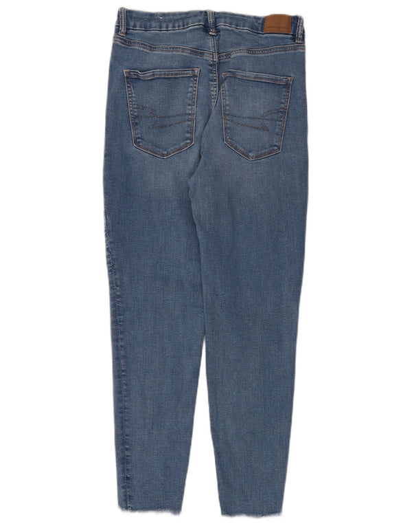Blugi skinny pentru femei American Eagle US 8 Medium W28 L26 Bumbac albastru