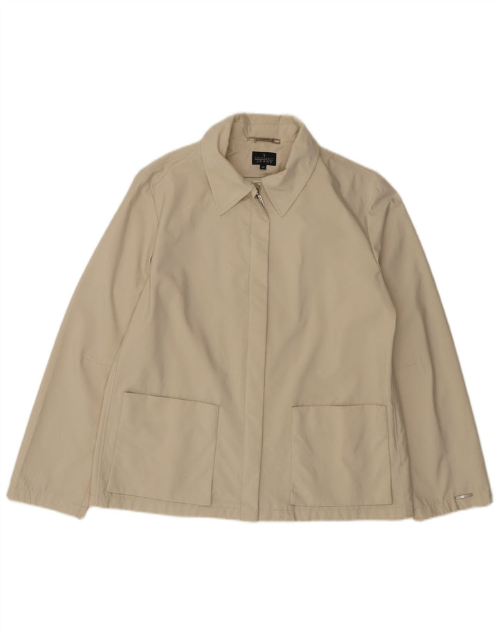 Jachetă bomber pentru femei Trussardi Jeans IT 46 mare, bej, bumbac