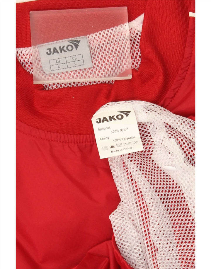 Jako Pulover pentru bărbați Trening Top Jachetă mare, roșu, nailon color bloc