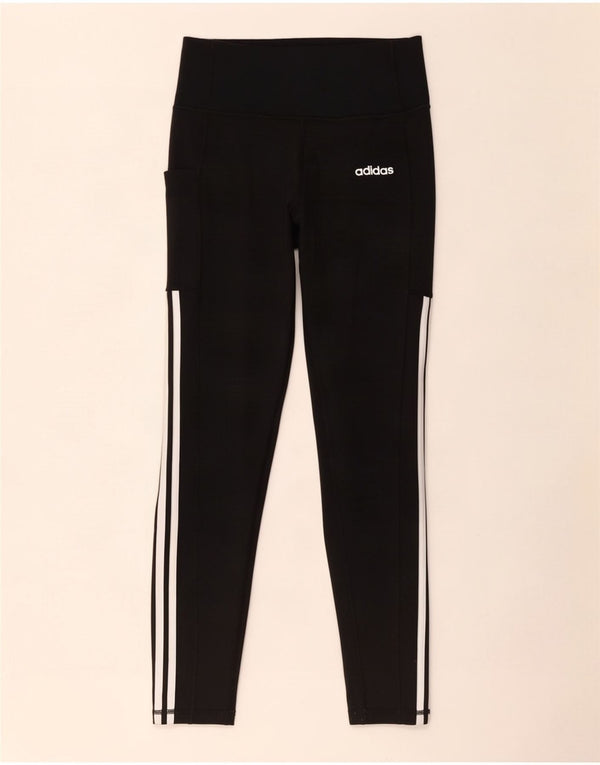 Leggings Climalite Adidas pentru femei UK 8/10 Poliester negru mic