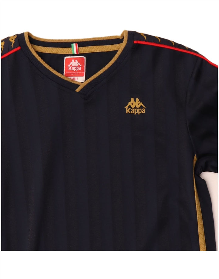 Tricou cu grafică pentru bărbați Kappa Top mic din poliester bleumarin