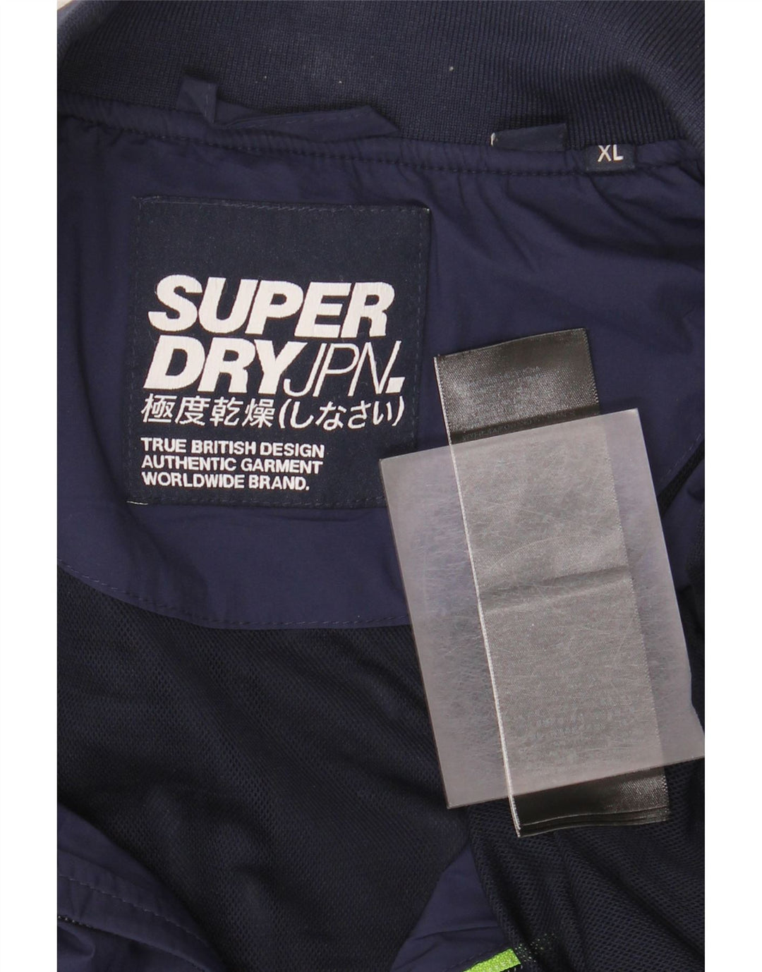 Jachetă Bomber pentru bărbați Superdry UK 42 XL Nailon bleumarin