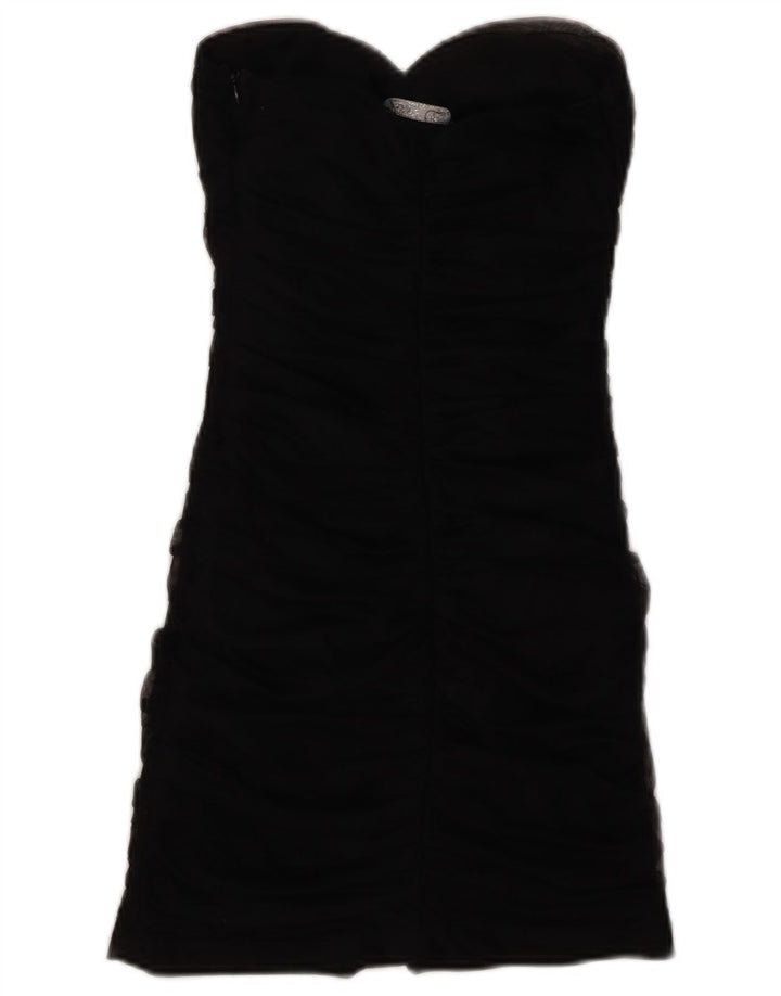 Rochie bodycon fără bretele ZARA UK 8 Mic Negru