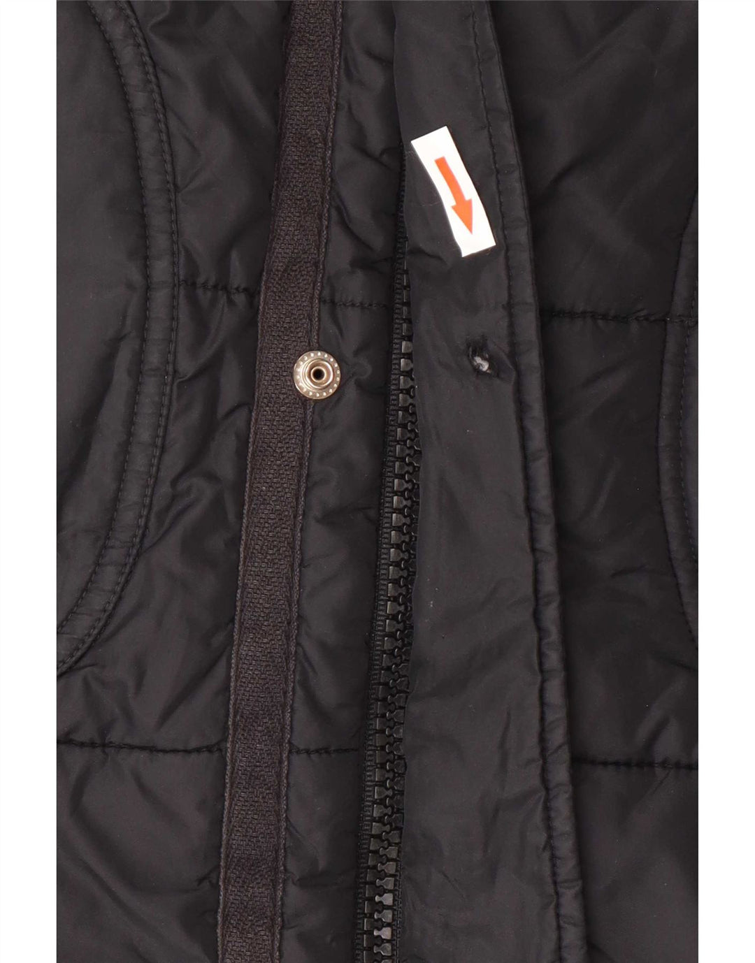 Jachetă căptușită pentru bărbați Diesel UK 36 Small Black Nylon
