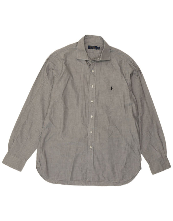 Cămașă Polo Ralph Lauren pentru bărbați Mărimea 17 43 XL Bumbac gri