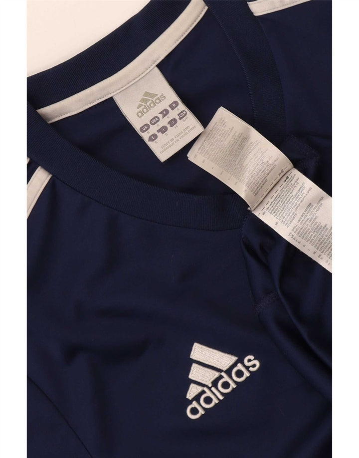 Tricou pentru bărbați Adidas Top mic, bleumarin, poliester