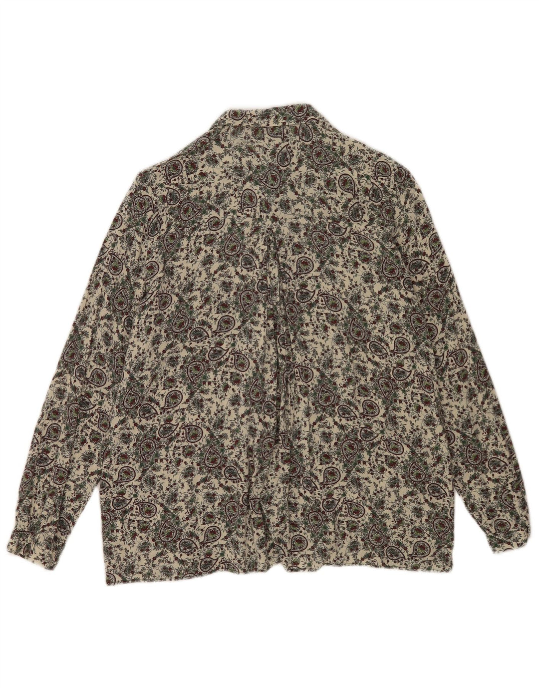 Cămașă pentru femei Zara UK 10 Small Beige Paisley