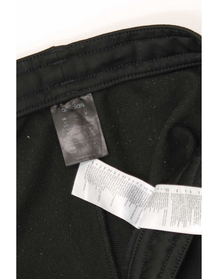Adidas Womens Tracksuit Trousers Joggers UK 12/14 Medium Black Polyester