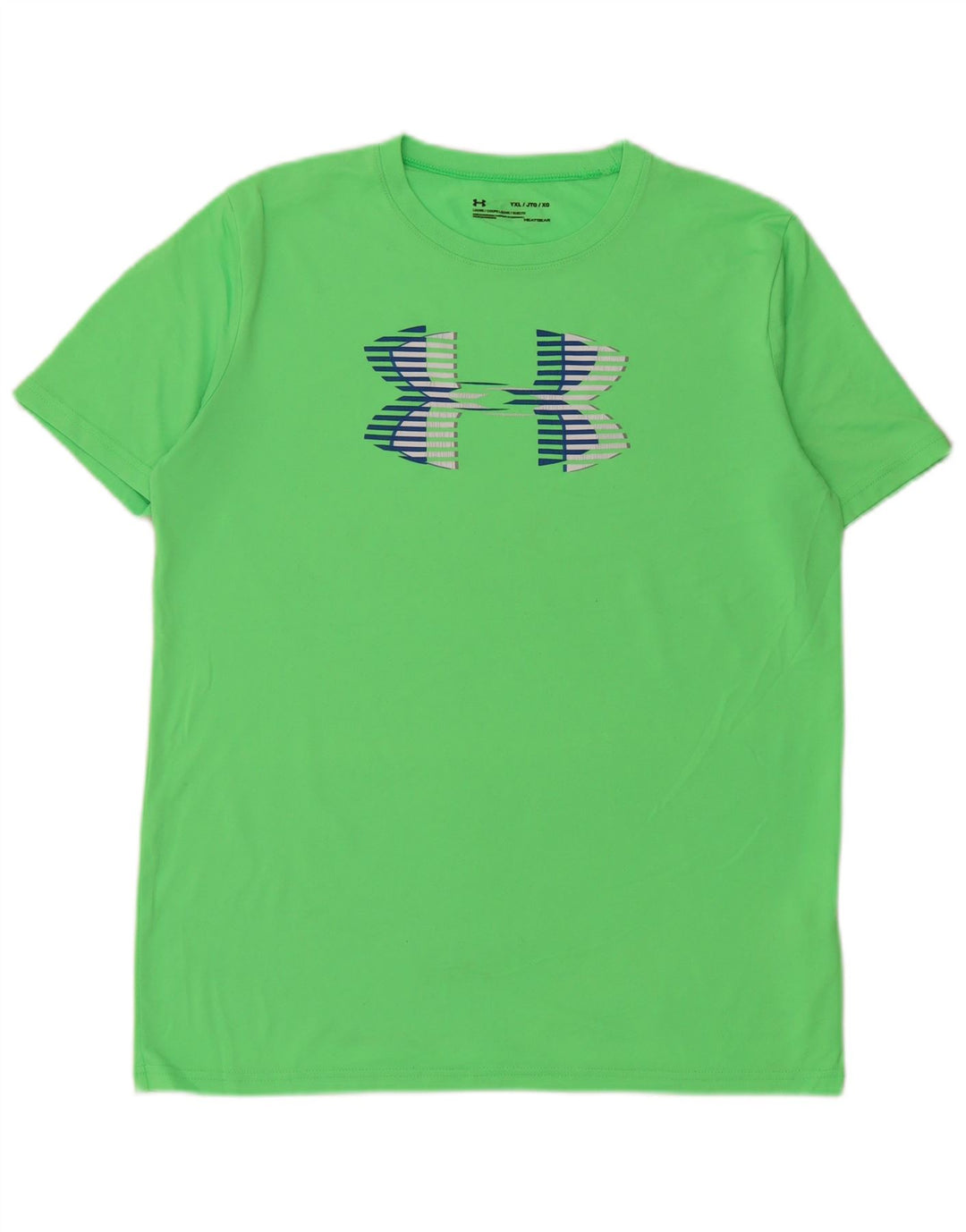 UNDER ARMOUR Băieți Heat Gear Tricou grafic Top 13-14 ani XL Verde