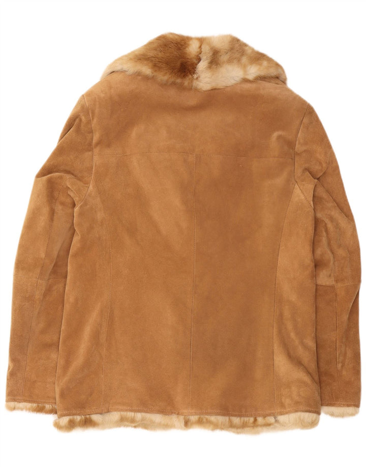 Jachetă Free Heron Suede Conbipel pentru femei IT 46 Large Beige Leather
