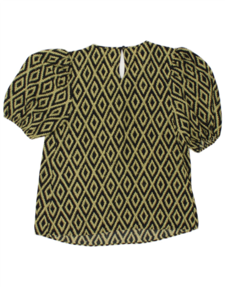 Bluză pentru femei Marks & Spencer Top UK 10 Small Black Argyle/Diamond