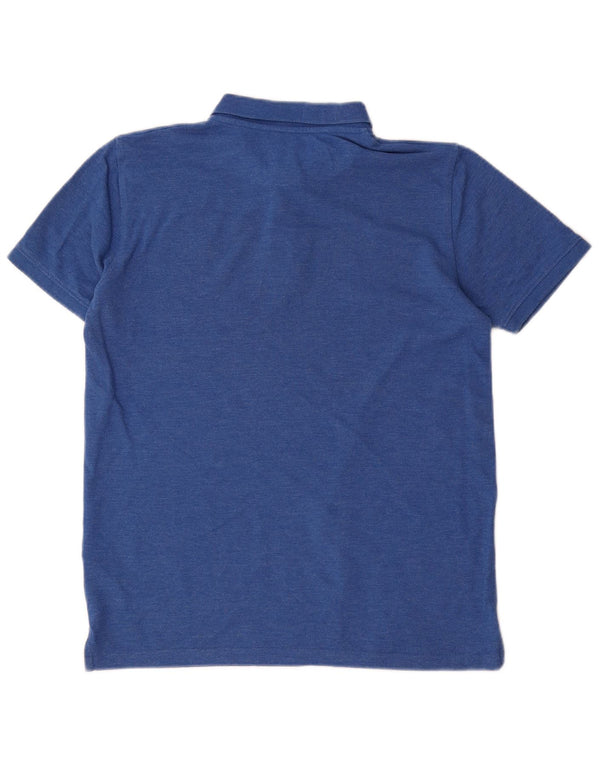 Tricou polo Lyle & Scott pentru baieti 14-15 ani, bumbac albastru
