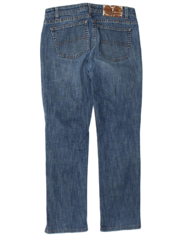 TRUSSARDI Womens Slim Jeans IT 42 Medium W26 L28 Blue Cotton