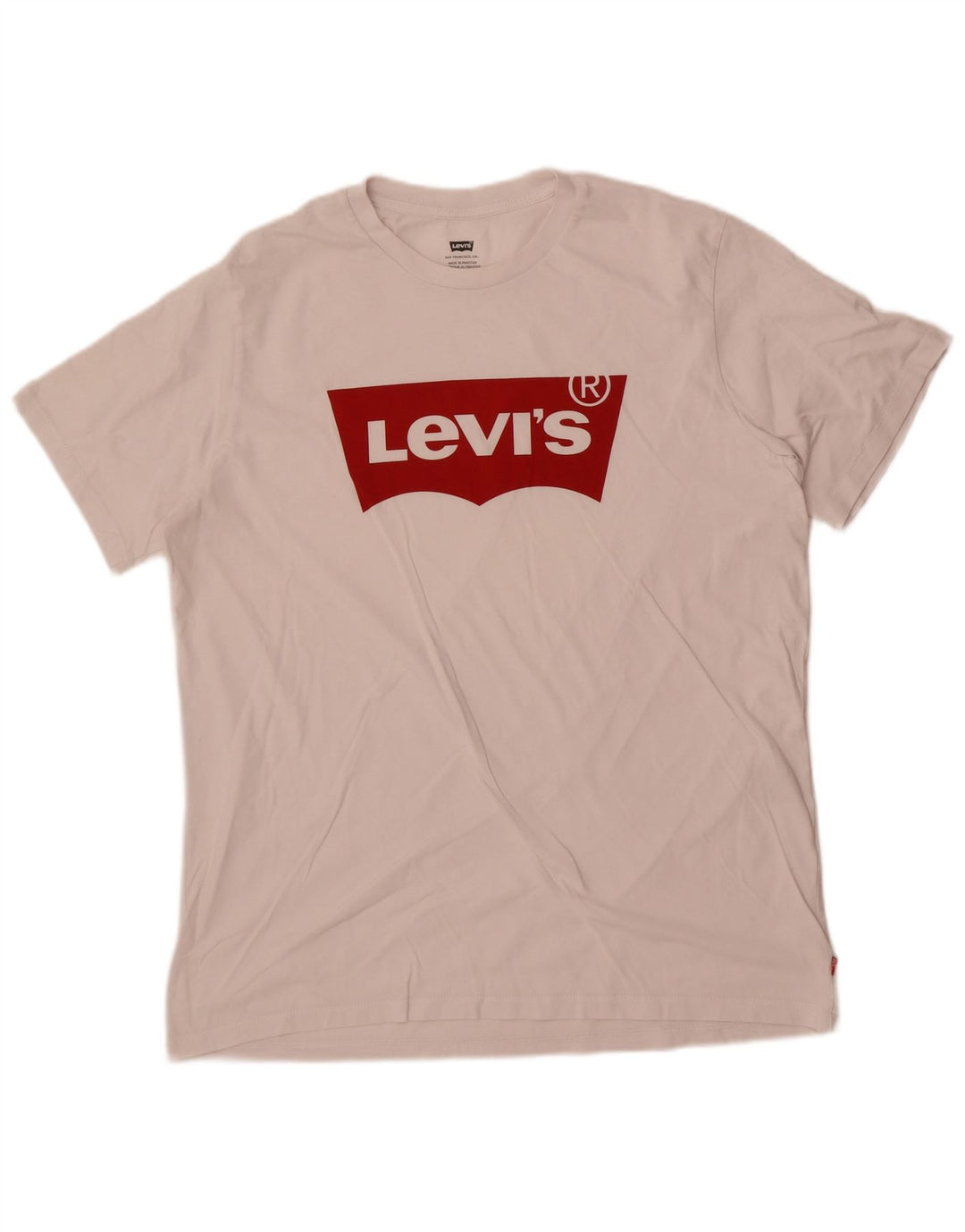 Tricou grafic pentru bărbați Levi's Top Large White