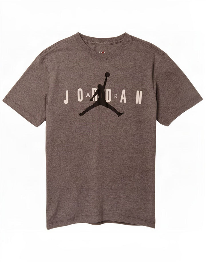 Tricou grafic Jordan pentru bărbați Top mic, gri, bumbac
