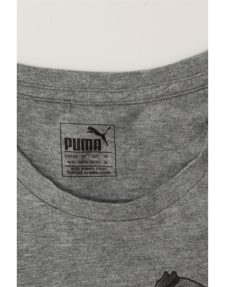 Tricou grafic Puma pentru bărbați Top Medium Gri Flecked