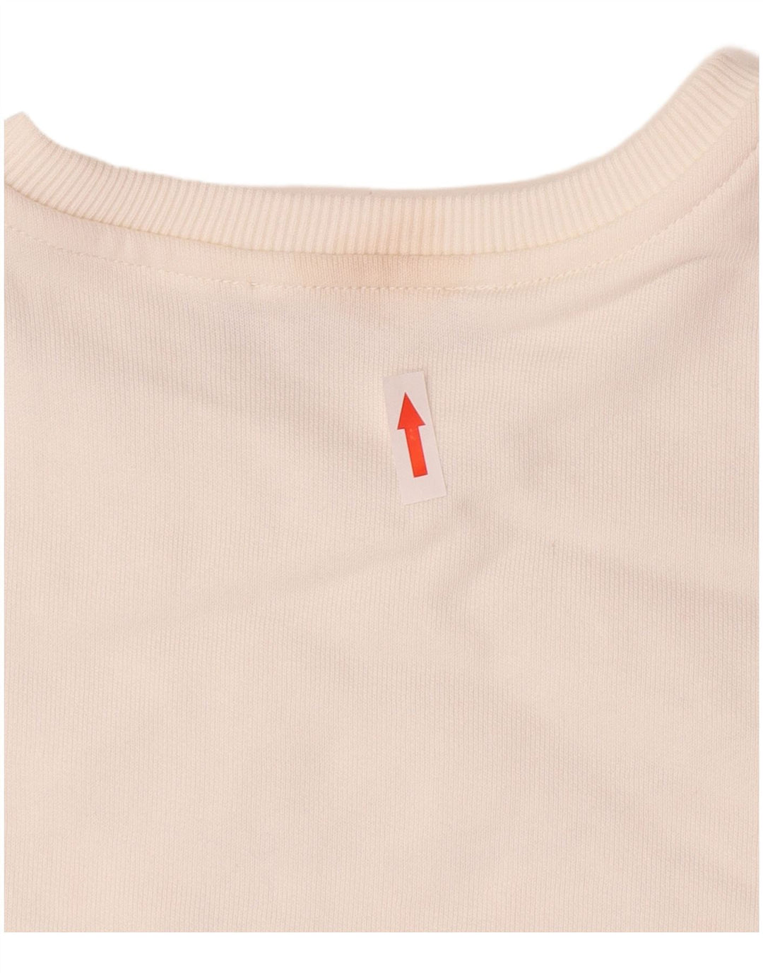 ALVIERO MARTINI Pulover cu grafic pentru femei UK 14 Bumbac alb mediu