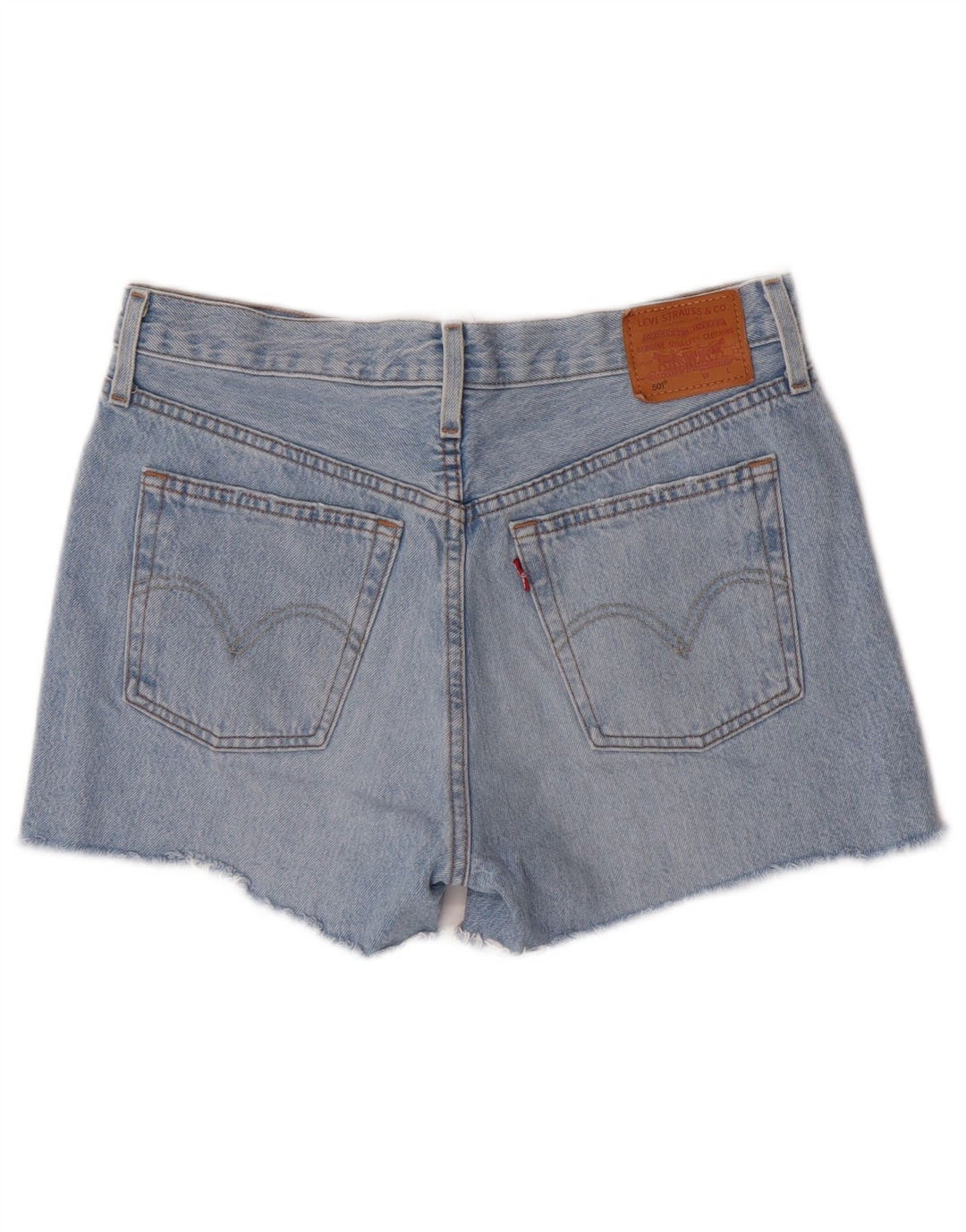 Pantaloni scurți Levi's 501 Denim W28 Medium Blue Bumbac