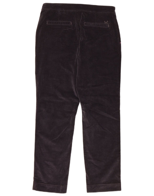 CREW CLOTHING Pantaloni din velur pentru femei UK 12 Medium W30 L28 Bleumarin